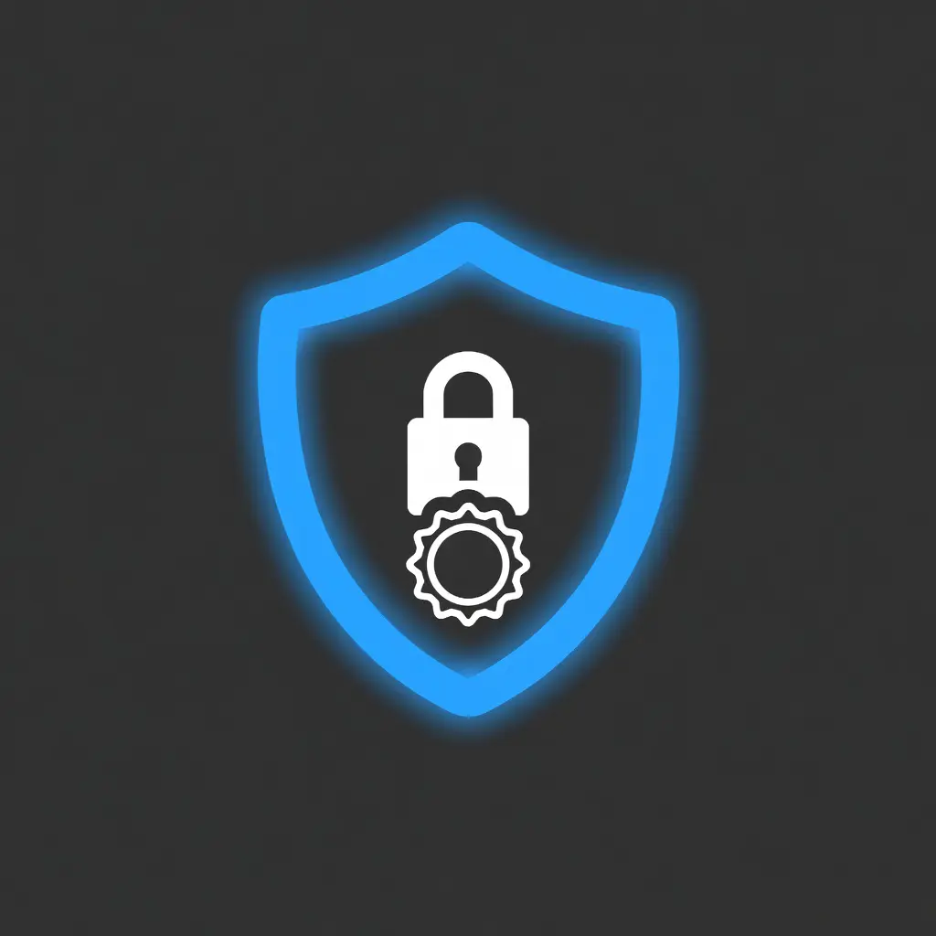 Digitální štít s visacím zámkem a certifikátem symbolizující bezpečnost a licenci online casina