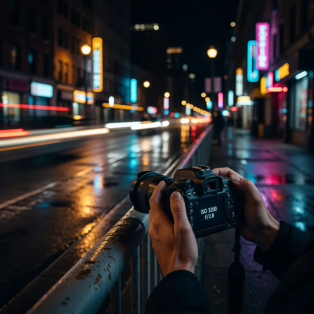 Jak fotografovat v noci bez stativu: Průvodce krok za krokem